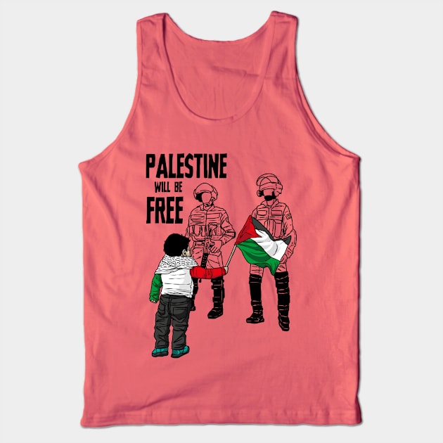 free palestine, the strongest kids ever Tank Top by vaktorex